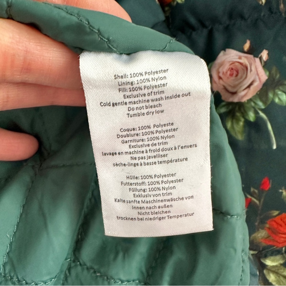 Rachel Antonoff Parker Jemma Rose Floral Puffer Jacket - Picture 8 of 8